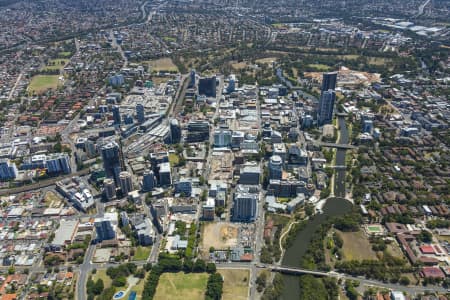 Aerial Image of PARRAMATTA CBD