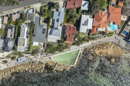 Aerial Image of SHELLY BEACH MANLY