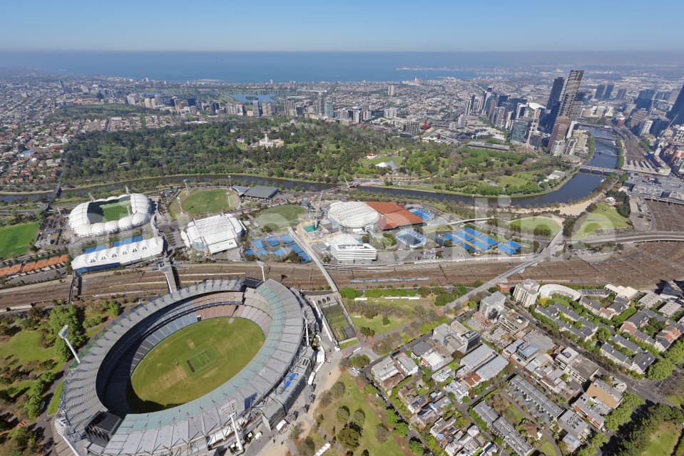 Aerial Image of Jolimont Looking South-West