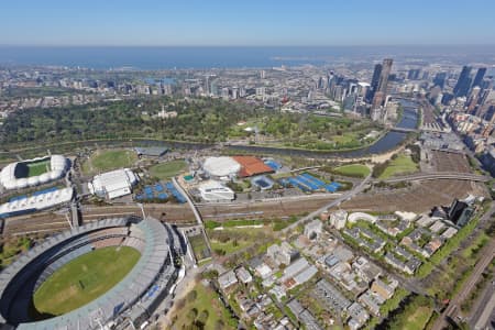 Aerial Image of JOLIMONT LOOKING SOUTH-WEST