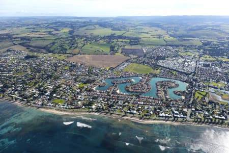Aerial Image of VICTOR HARBOR AND PORT ELLIOT