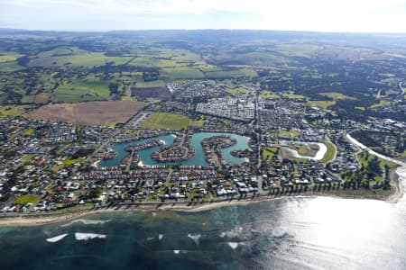 Aerial Image of VICTOR HARBOR AND PORT ELLIOT