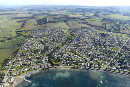 Aerial Image of VICTOR HARBOR AND PORT ELLIOT