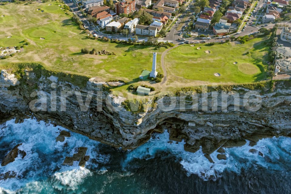 Aerial Image of North Bondi Cliffs From The East