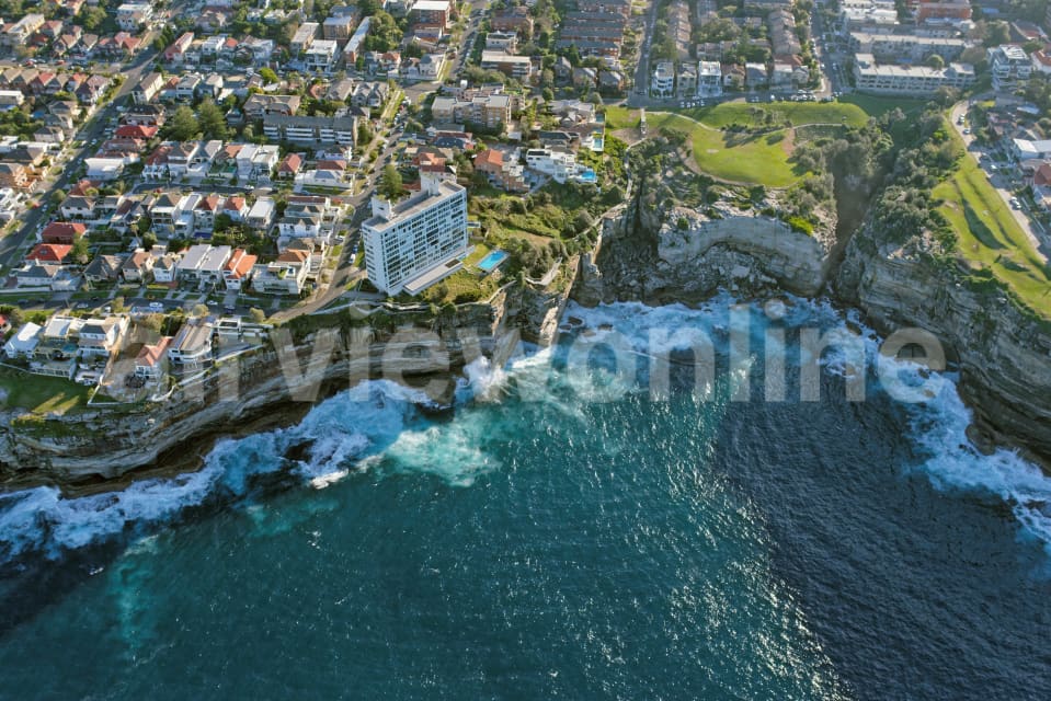 Aerial Image of Vaucluse Cliffs From The East