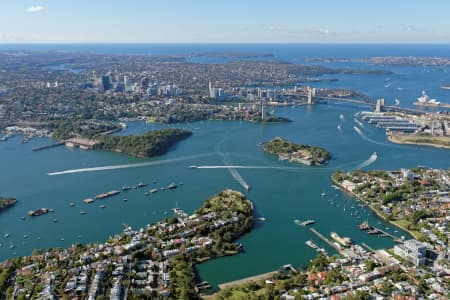 Aerial Image of MORT BAY LOOKING NORTH-EAST