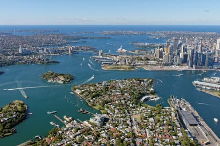 Aerial Image of BALMAIN EAST LOOKING EAST