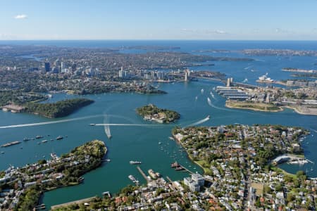 Aerial Image of BALMAIN EAST LOOKING EAST