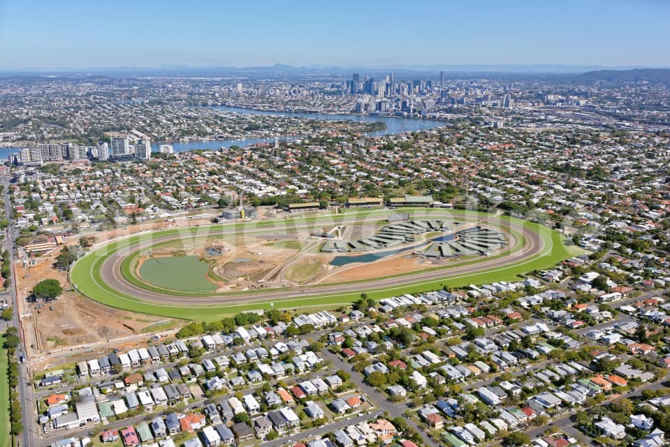 Aerial Image of Eagle Farm Racecourse Looking South-West