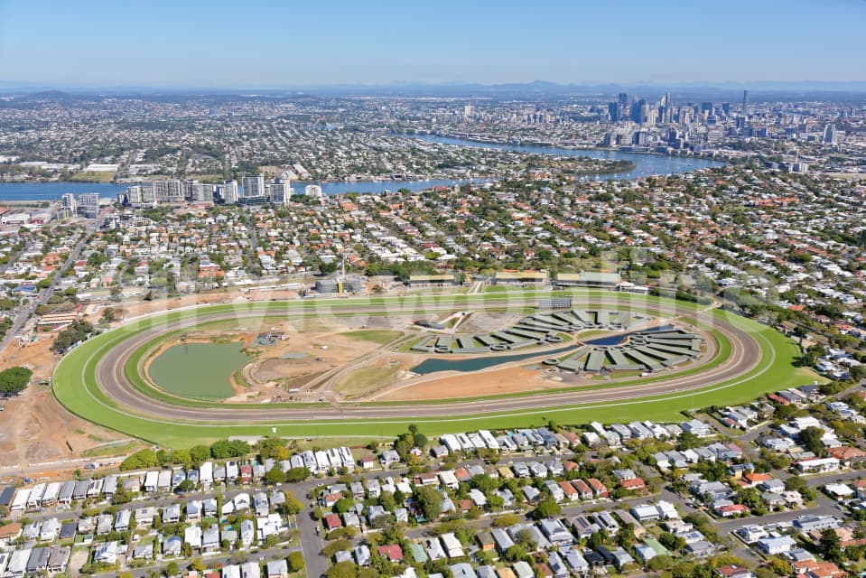 Aerial Image of Eagle Farm Racecourse Looking South-West