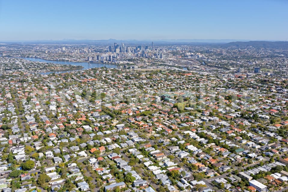 Aerial Image of Clayfield Looking South-West