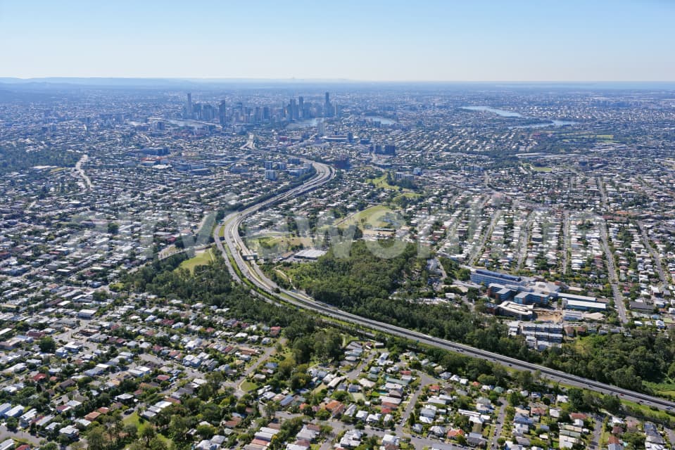 Aerial Image of Greenslopes Looking North