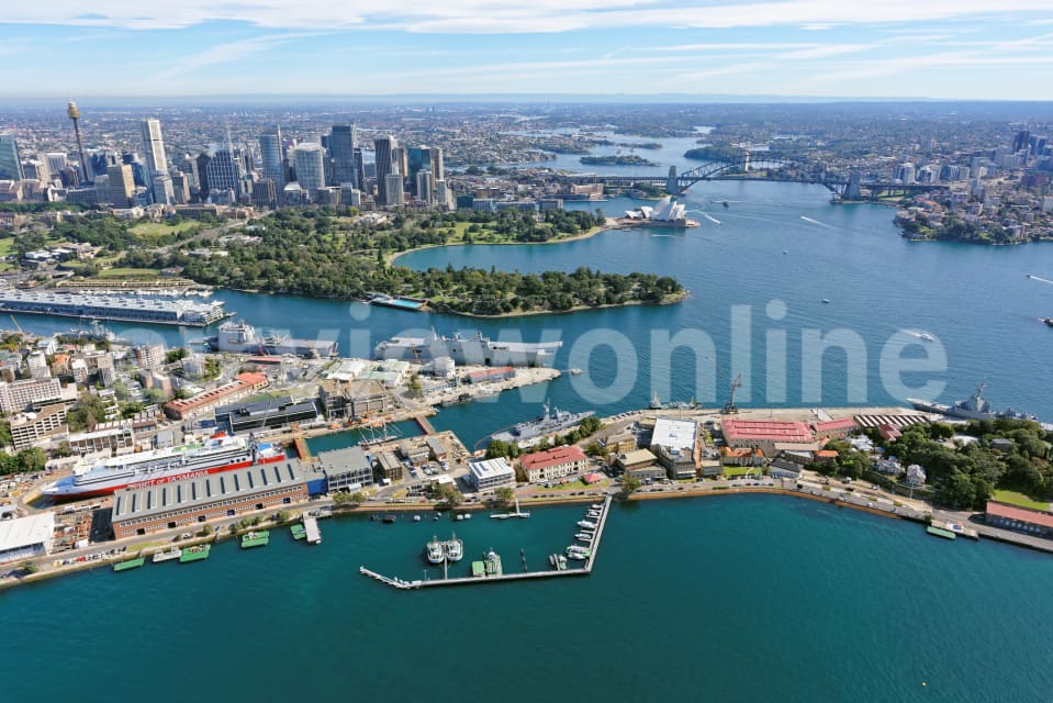 Aerial Image of Potts Point Looking West