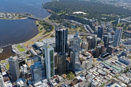 Aerial Image of PERTH CBD FROM THE NORTH-EAST