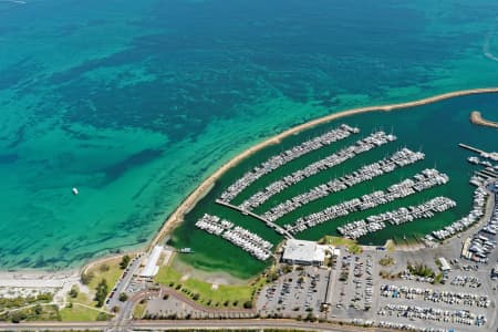 Aerial Image of FREMANTLE SAILING CLUB LOOKING SOUTH-WEST