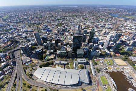 Aerial Image of PERTH CBD LOOKING NORTH