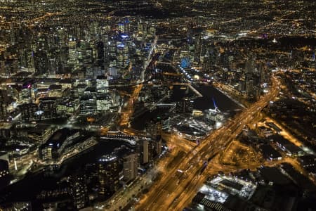Aerial Image of MELBOURNE NIGHT SERIES