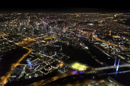 Aerial Image of MELBOURNE NIGHT SERIES