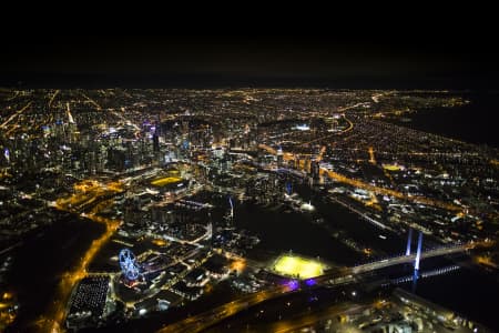 Aerial Image of MELBOURNE NIGHT SERIES