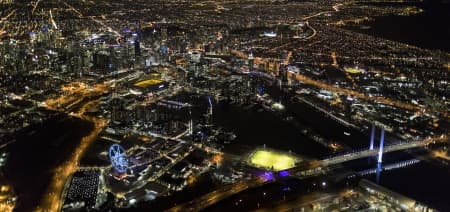 Aerial Image of MELBOURNE NIGHT SERIES