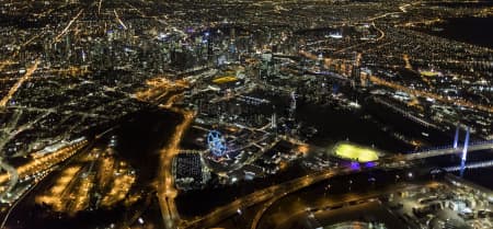 Aerial Image of MELBOURNE NIGHT SERIES