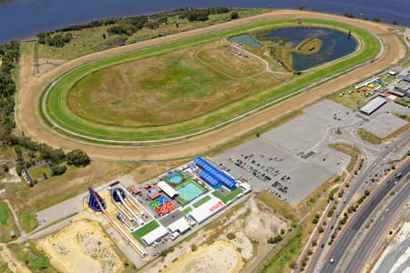 Aerial Image of BELMONT RACECOURSE VIEWED FROM THE WEST