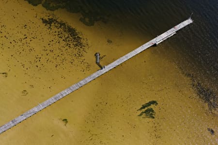 Aerial Image of LOOKING DOWN UPON COMO JETTY