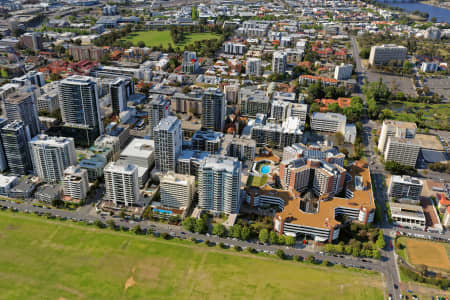 Aerial Image of EAST PERTH LOOKING NORTH