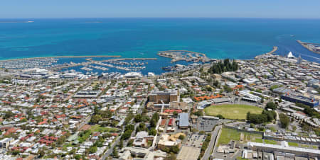 Aerial Image of PANORAMA OF FREMANTLE, LOOKING WEST