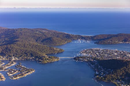 Aerial Image of ETTALONG, BOOKER BAY AND WOY WOY