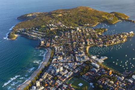 Aerial Image of MANLY DUSK
