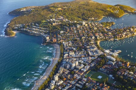 Aerial Image of MANLY DUSK