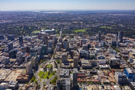 Aerial Image of ADELAIDE CBD