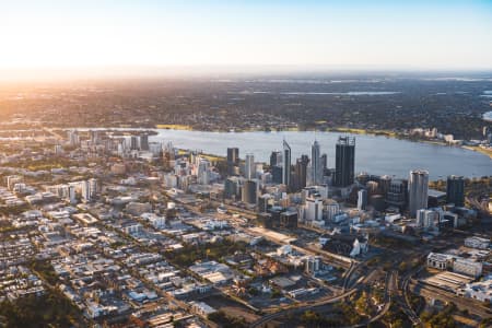 Aerial Image of PERTH SUNRISE