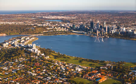 Aerial Image of PERTH SUNRISE