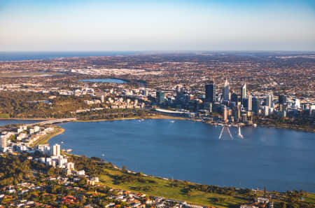 Aerial Image of PERTH SUNRISE