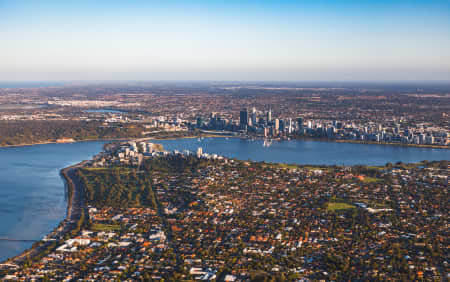 Aerial Image of PERTH SUNRISE