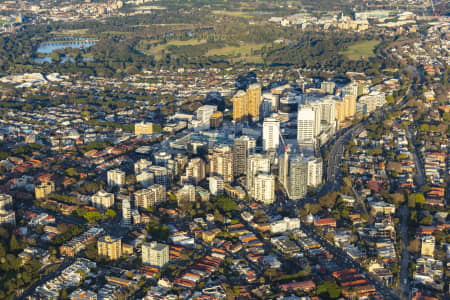 Aerial Image of BONDI JUNCTION EARLY MORNING