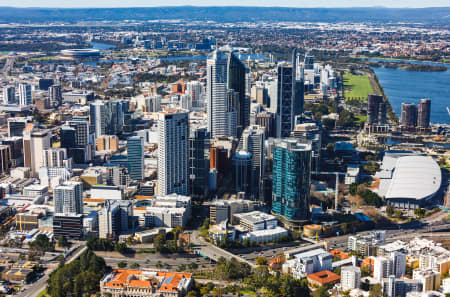 Aerial Image of PERTH CBD
