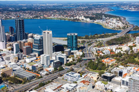 Aerial Image of PERTH CBD