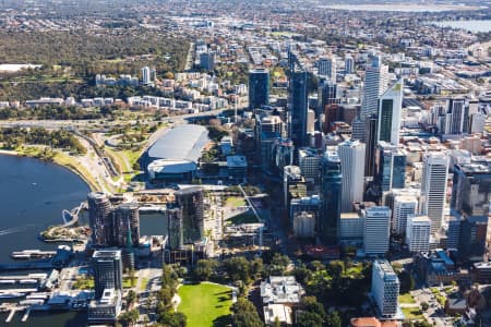 Aerial Image of PERTH CBD