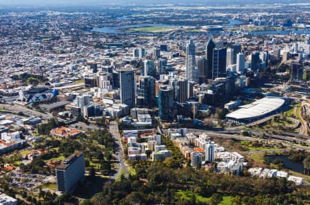 Aerial Image of PERTH CBD