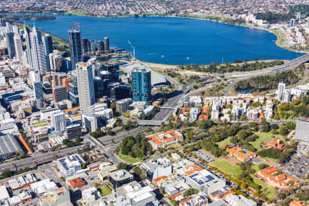 Aerial Image of PERTH CBD