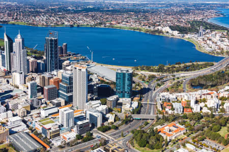 Aerial Image of PERTH CBD
