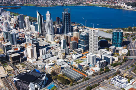 Aerial Image of PERTH CBD