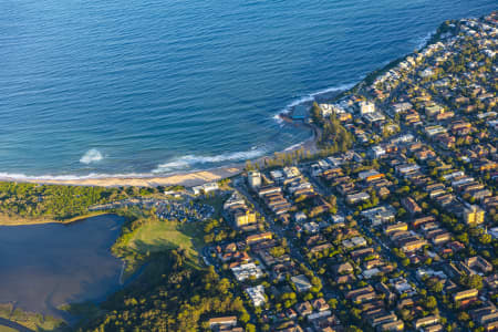 Aerial Image of DEE WHY DUSK