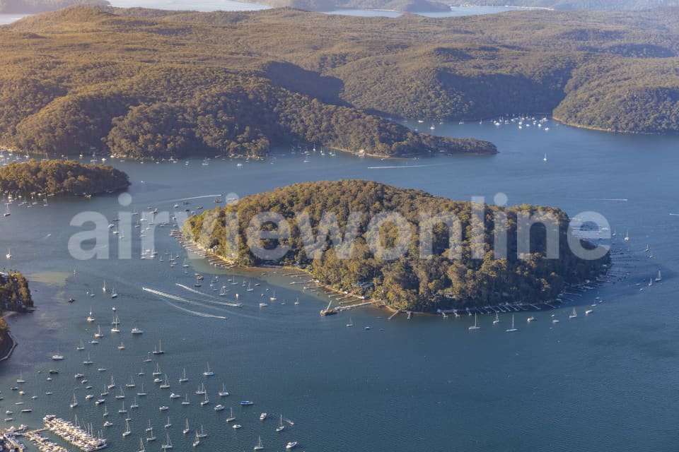 Aerial Image of Scotland Island