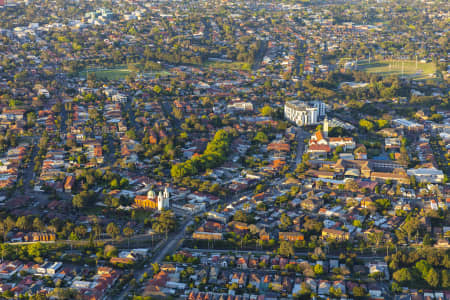 Aerial Image of MARRICKVILLE DUSK