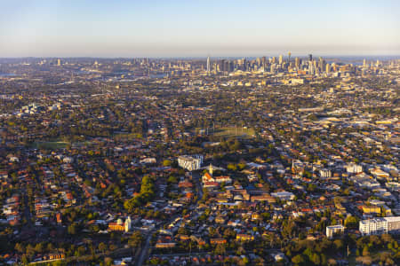 Aerial Image of MARRICKVILLE DUSK