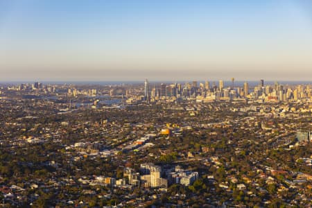 Aerial Image of DULWICH HILL DUSK